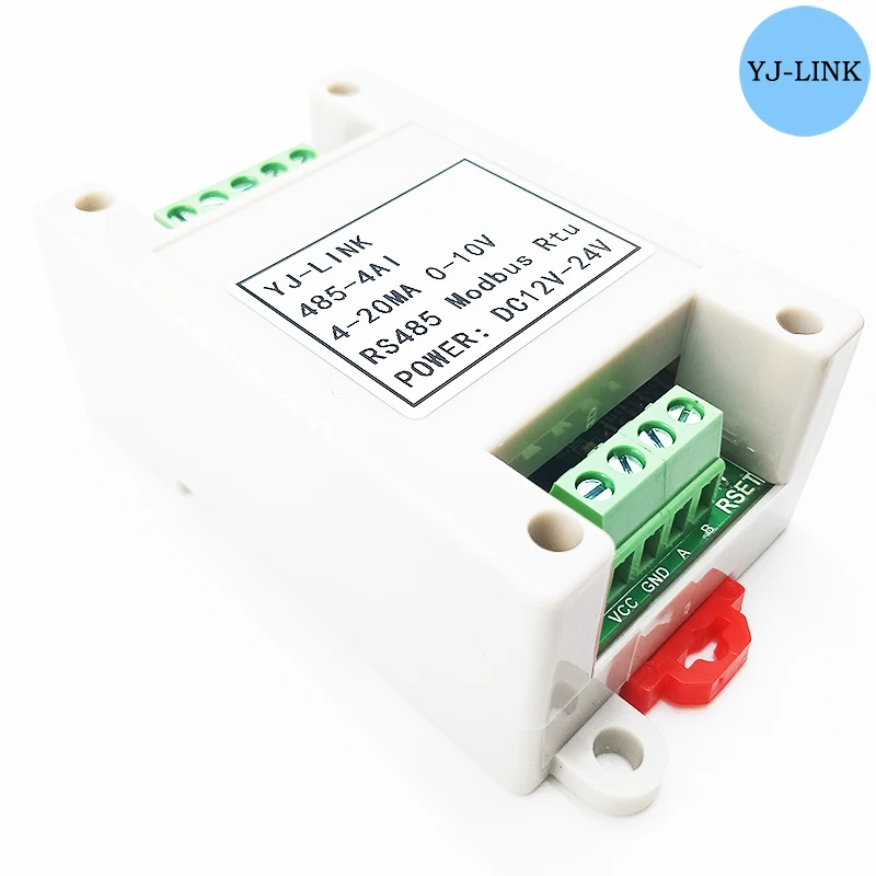 4 Channel 4-20MA 0-10V Analog Quantity Acquisition Module RS485 Modbus RTU Communication