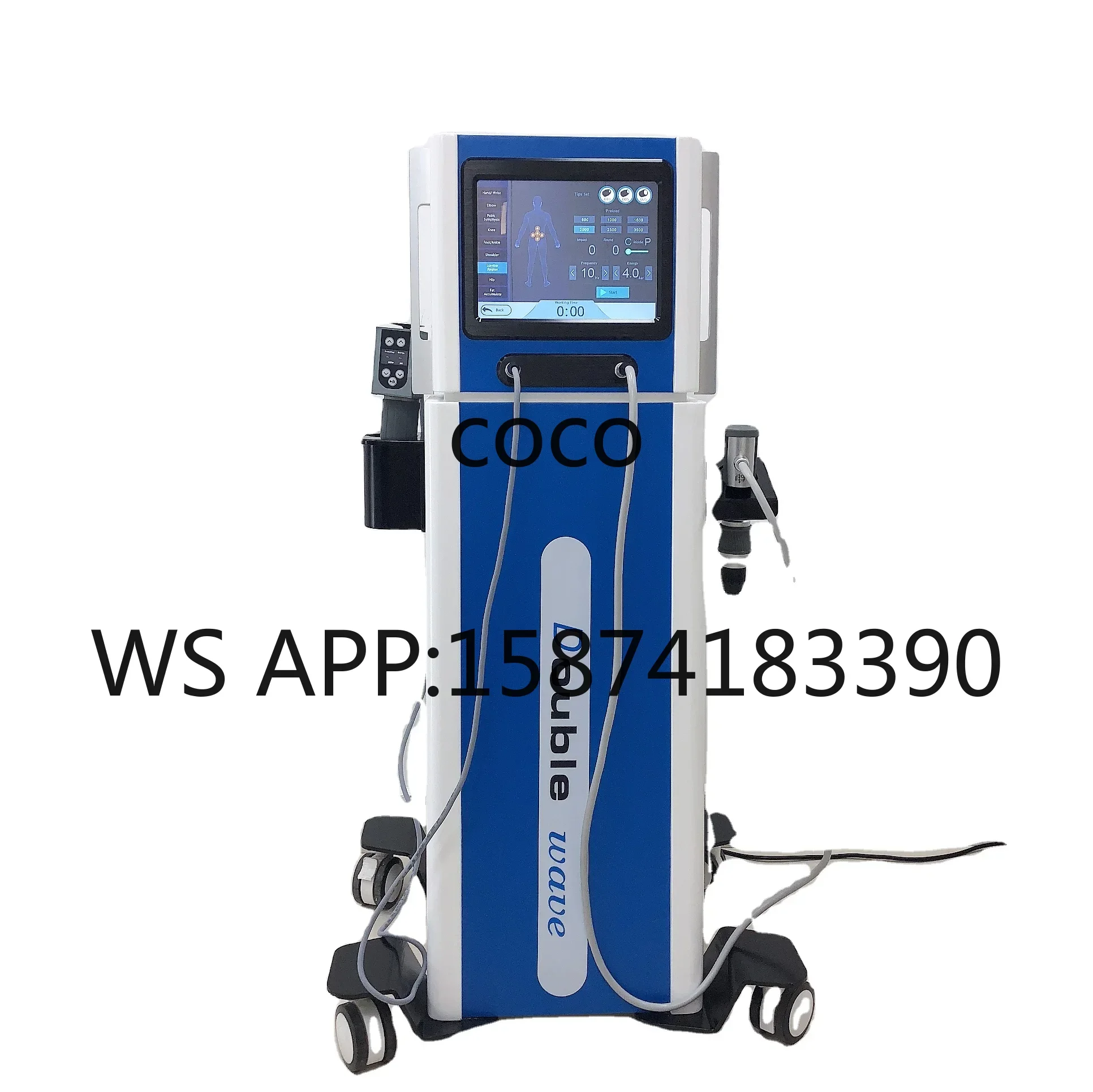 Electromagnetic & Ballistic Double Acoustic Shock Wave Physiotherapy Machine