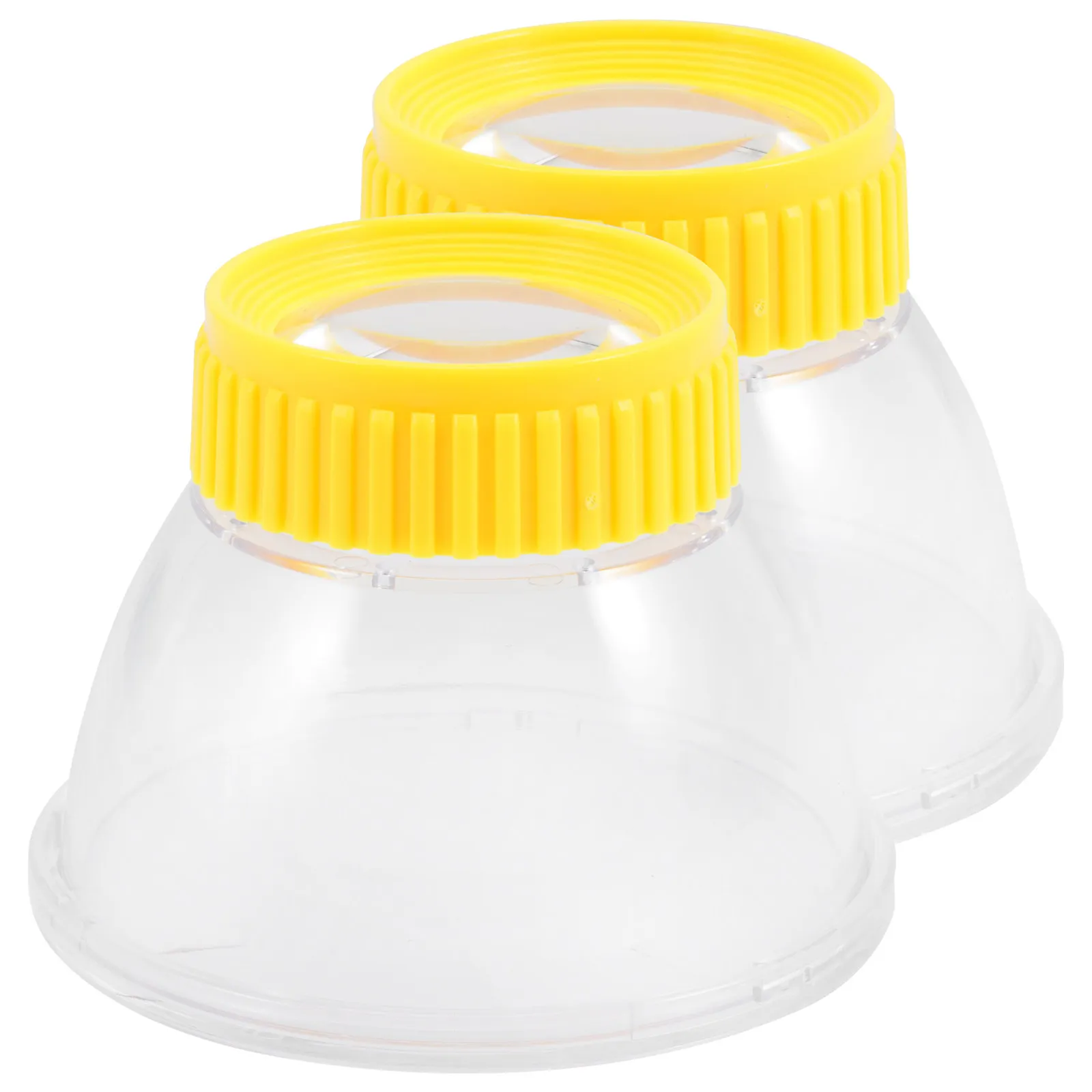 Cajas de Observación de Insectos (2 Piezas), Jaula con Lupa Transpirable para Niños, Kit de Exploración Científica, Atrapador de Insectos, Estudio de la Naturaleza