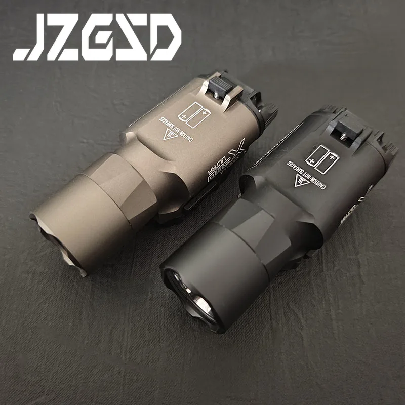 Taktyczny metalowy pistolet pistoletowy X300 X300U Ultra X300V XH35 Surefir światło stroboskopowe LED lekki latarka myśliwska broni szynowej 20mm