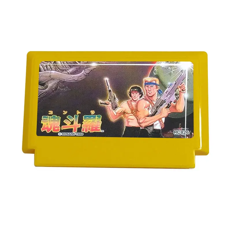 Contra 8 Bit Game Cartridge For 60 Pin TV Game Console Japanese version