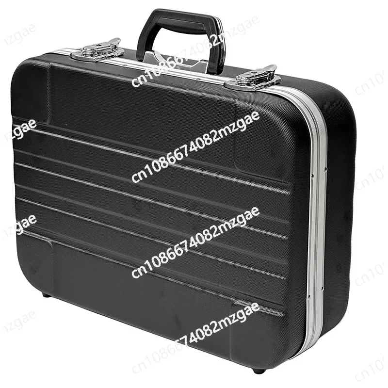 

abs plastic integrated toolbox large aluminum alloy hardware toolbox, portable maintenance storage box