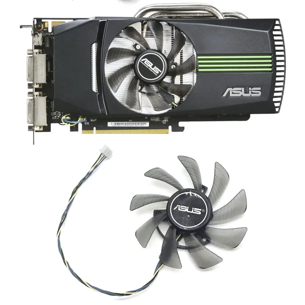 

85MM 4PIN T129215SU DC 12V 0.5A GTX960 GPU Fan for Asus GTX 460 560 GTX 960 Mini RX570 HD 6790 6870 Graphics Card Cooling Fan