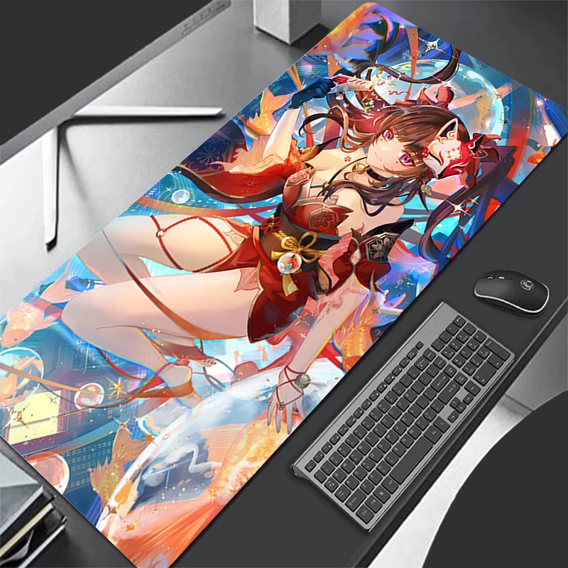 Mousepad Computer Gaming Accessories Keyboard Pad H-honkai Star Rail Sparkle Office Rubber Mouse Pad Decoracion Desk Mouse Mat - Image 4