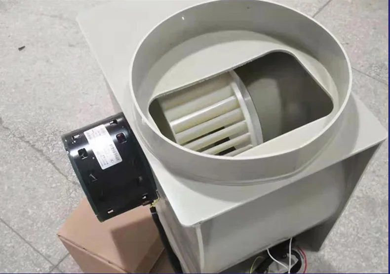 مروحة الطرد المركزي المحورية 220 فولت غطاء الدخان العادم 300 واط محوري مروحة الطرد المركزي المحرك المكره