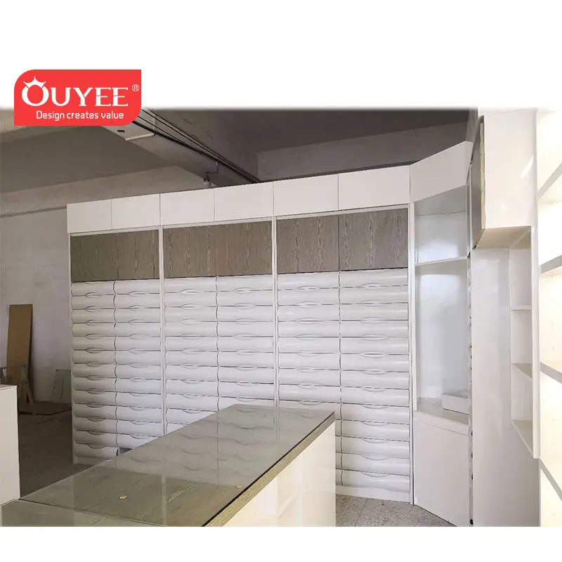 Customized-Pharmacy Medicine Draws Medical Store Counter Design Steel Pharmacy Drawers