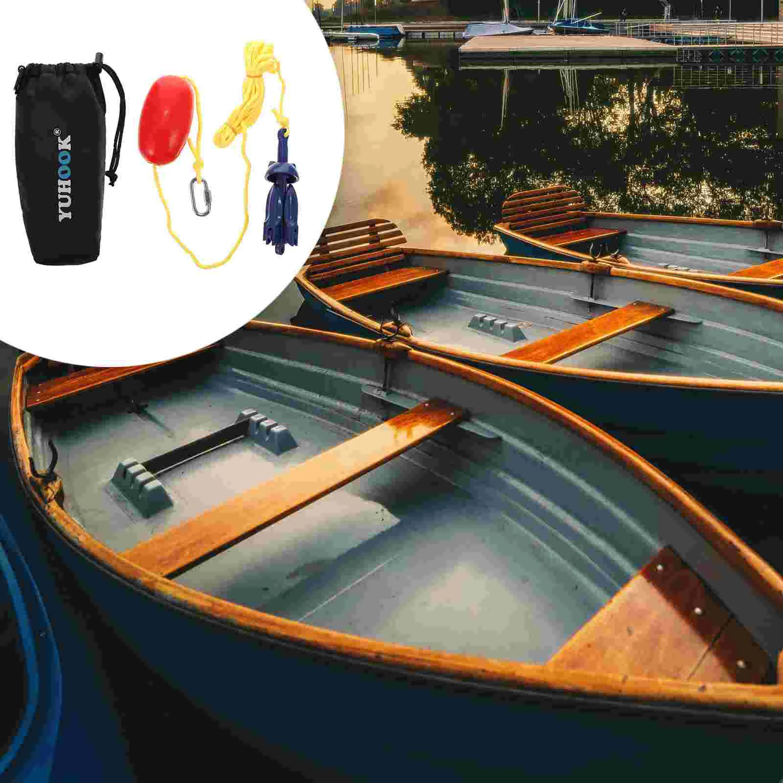 

Kayak Anchor Metal Folding Aluminum Alloy Paddle Board Canoe Kayaks Boat Inflatable