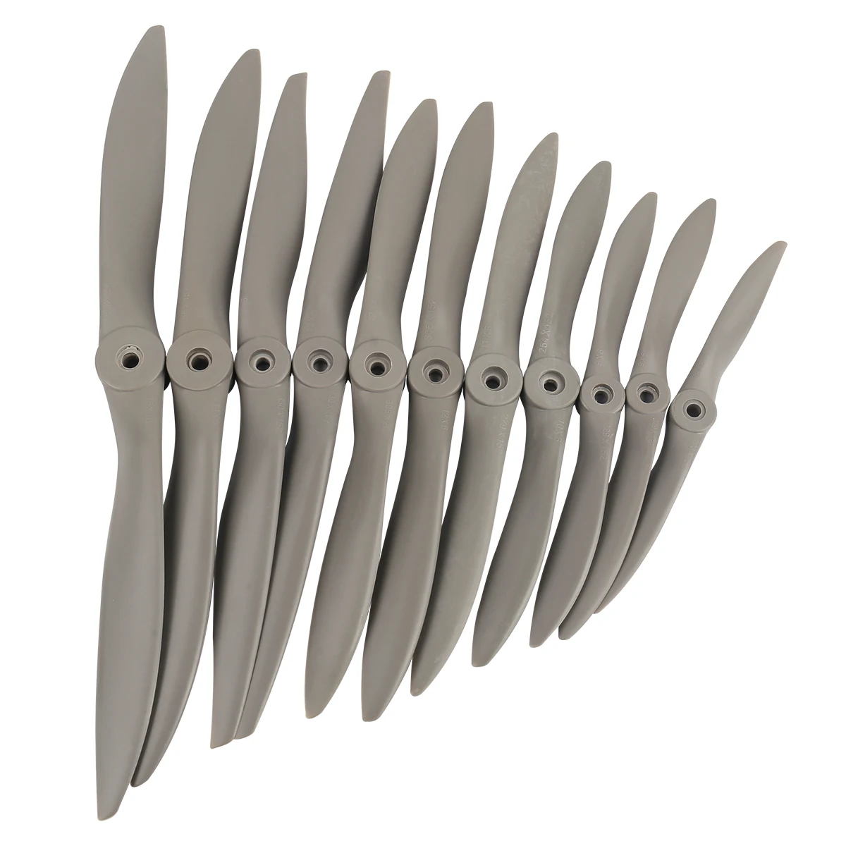 Nouvelles hélices Gemfan 10x6 pouces 1060 8x6 9x5 9x6 11x6 12x6 12x8 13x4 13x6 14x6 15x10 Glow Gas Nitro pour avion RC, hélice à essence