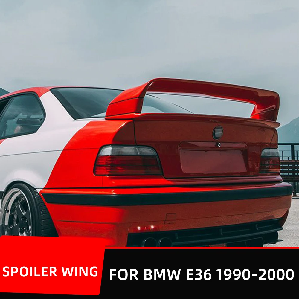 

For BMW E36 M3 GT Sedan Coupe 1990 91 92 93 94 95 96 97 98 99 2000 Rear Trunk Lid Car Tuning Wing Spoiler Exterior Accessories