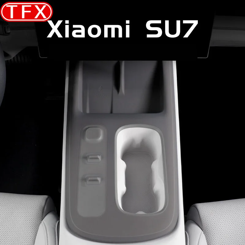 

For Xiaomi SU7 2024 2025 Car Styling Silicone Center Control Pad Anti Slip Pad Interior Modification Dust Cushion Accessories