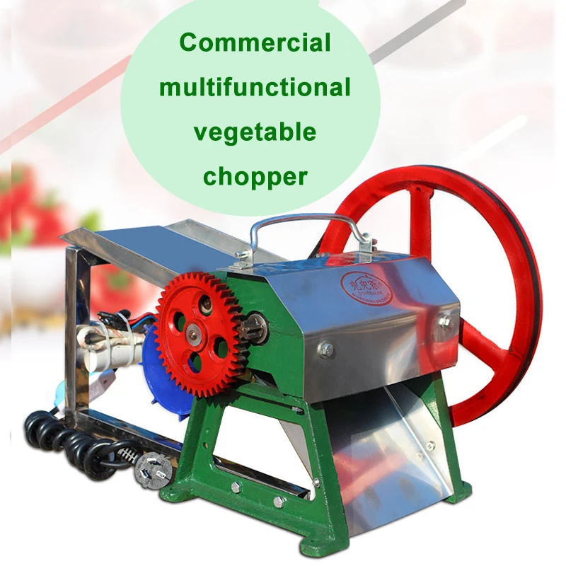 180W Commercial Fully Automatic Multifunctional  Shredder Vegetable Bean Segment Chopper Shredded Tofu And Scallion Cutter