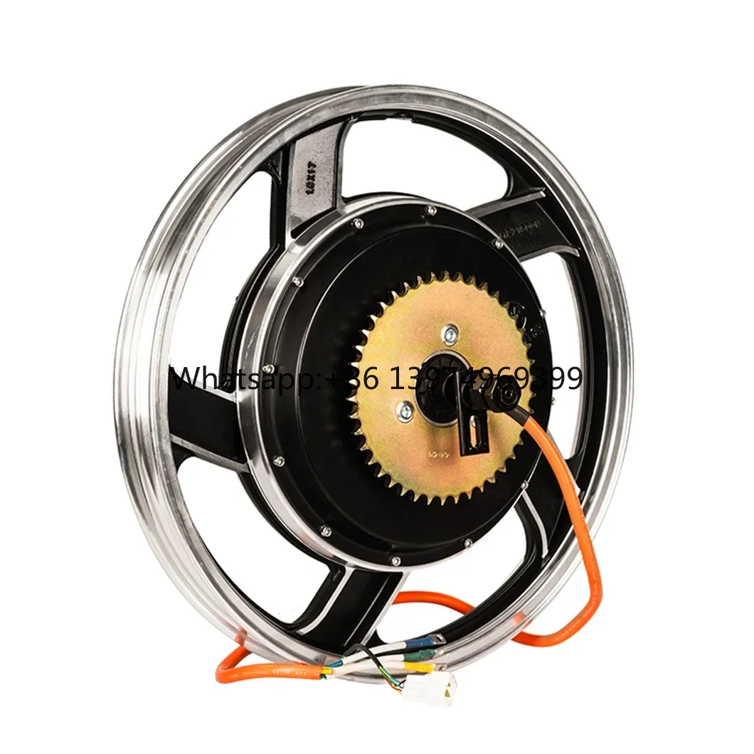 2000W 17 Inch Wholesale Hybrid Electric Motor High Performance BLDC Motor for Hybrid Motorcycle