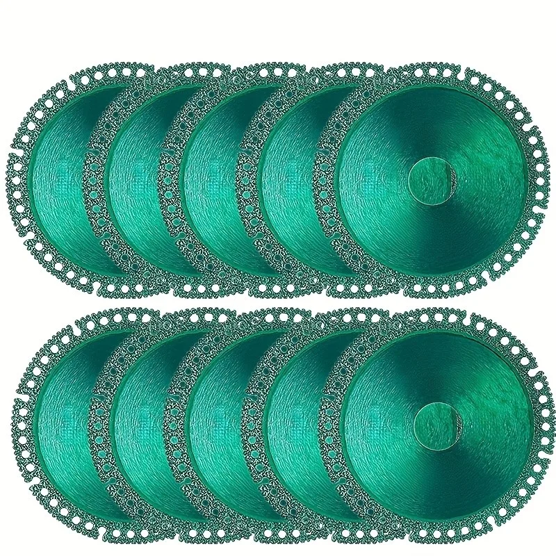 10 Peças de Lâminas de Serra Multifuncionais HSS - Rodas de Aço Ultra-Finas de 4 Polegadas para Azulejos/Mármore