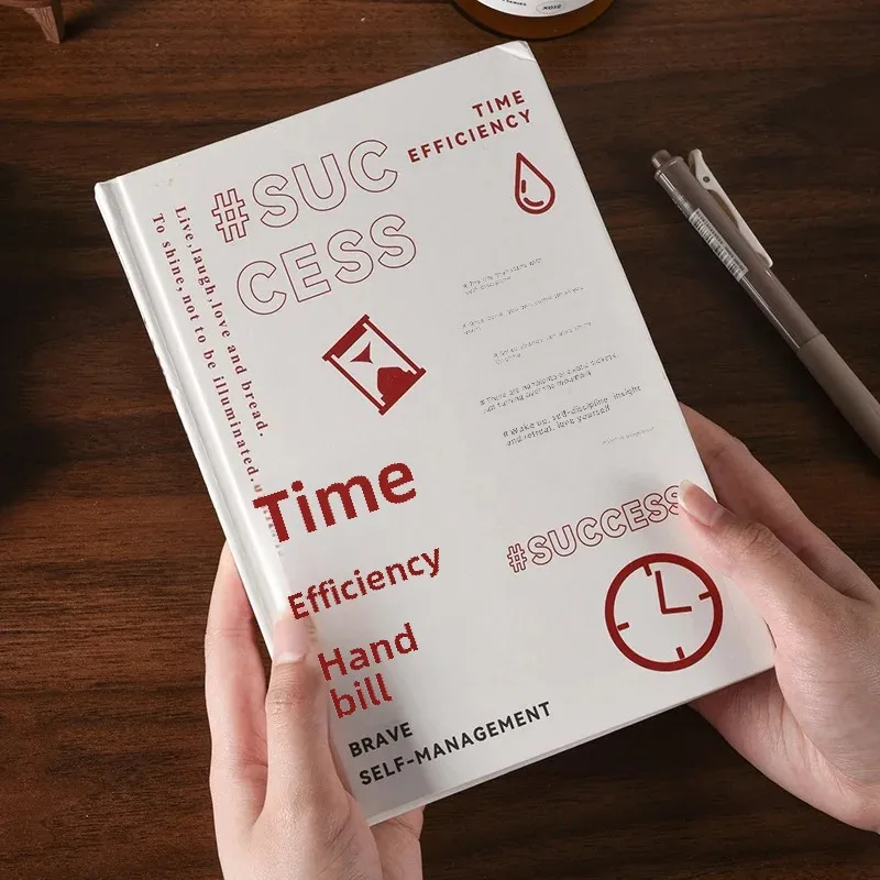 Time Efficiency Book 24 Hour Self-Discipline Planner Work Study Schedule High School Exam Prep Notebook Office School Supplies