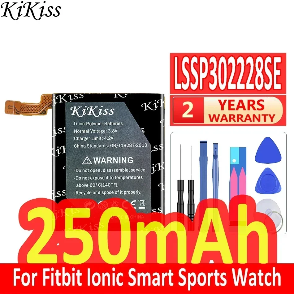 

Мощная батарея 250 мАч/310 мАч KiKiss LSSP321830AE (FB502) для Fitbit Blaze FB502 LSSP321830/батарея для умных спортивных часов