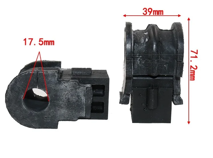 (2ピース/ロット) 2モデルフロントアクスルスリーブリアアクスルブッシュ/フロントスタビライザーバーゴムブッシュ中国の日産ティーダ自動車モーター部品