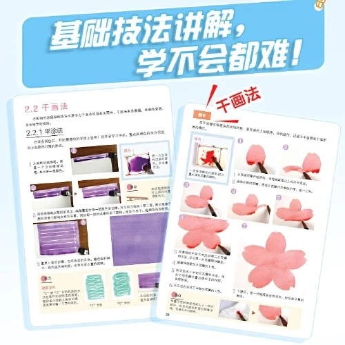 Watercolor Painting for Complete Beginners: Step-by-Step Tutorial Book for New Learners