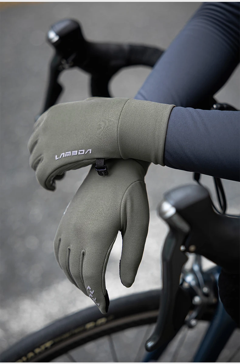LAMEDA Winter-Fahrradhandschuhe 5-15 ℃ Touchscreen Reiten Thermal Road Mountainbike Vollfingerhandschuhe Fahrradzubehör für Herren – Detail 17