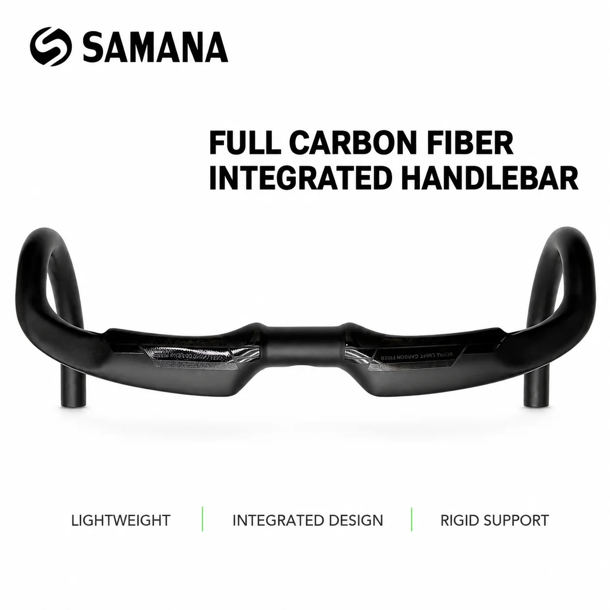 samana-full-carbon-fiber-road-bike-handlebar-318mm-aero-drop-bar-internal-cable-routing-lightweight-380-400-420-440mm