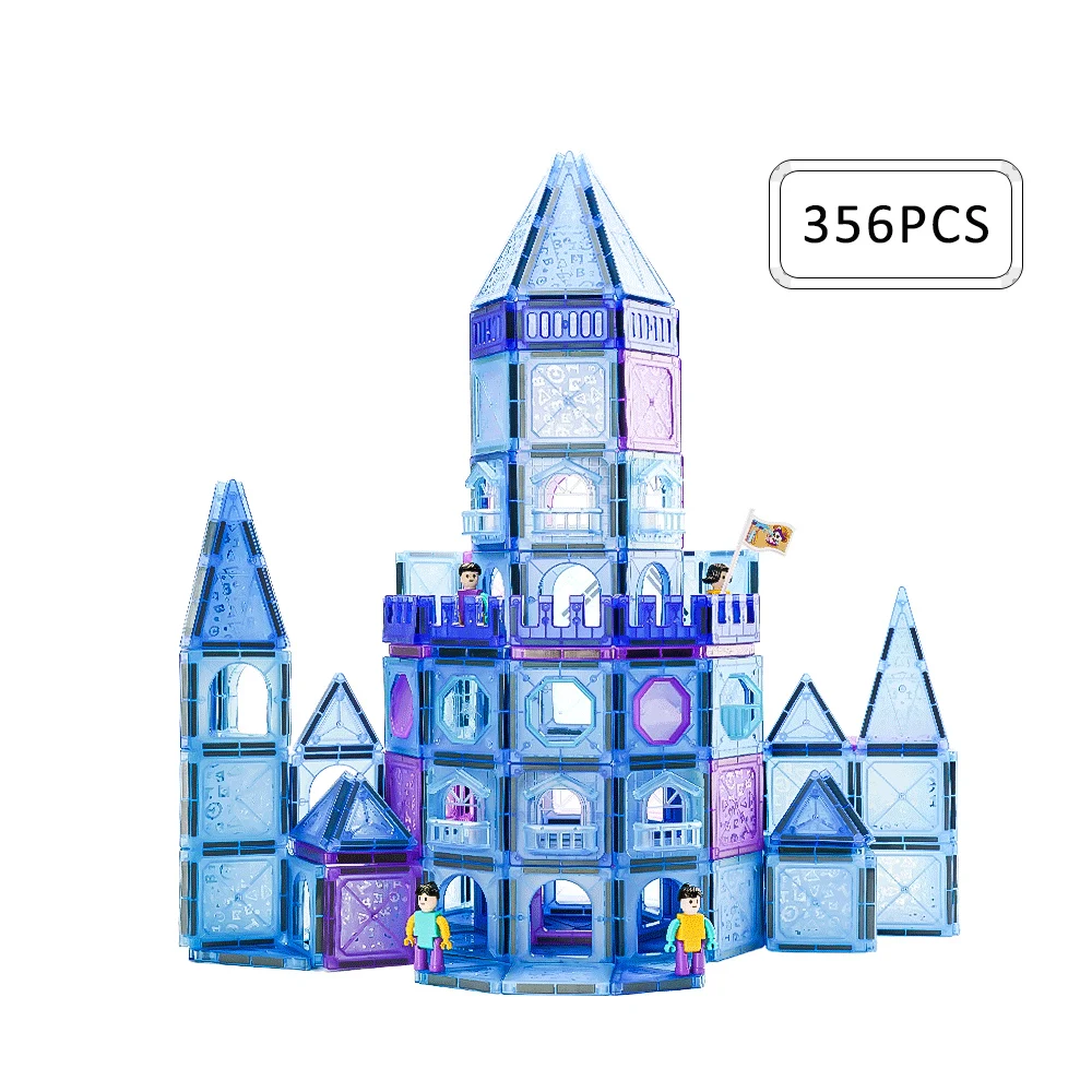 Top sale Magnetic Tiles Building Blocks toy Educational colorful building block bricks construct set Toy