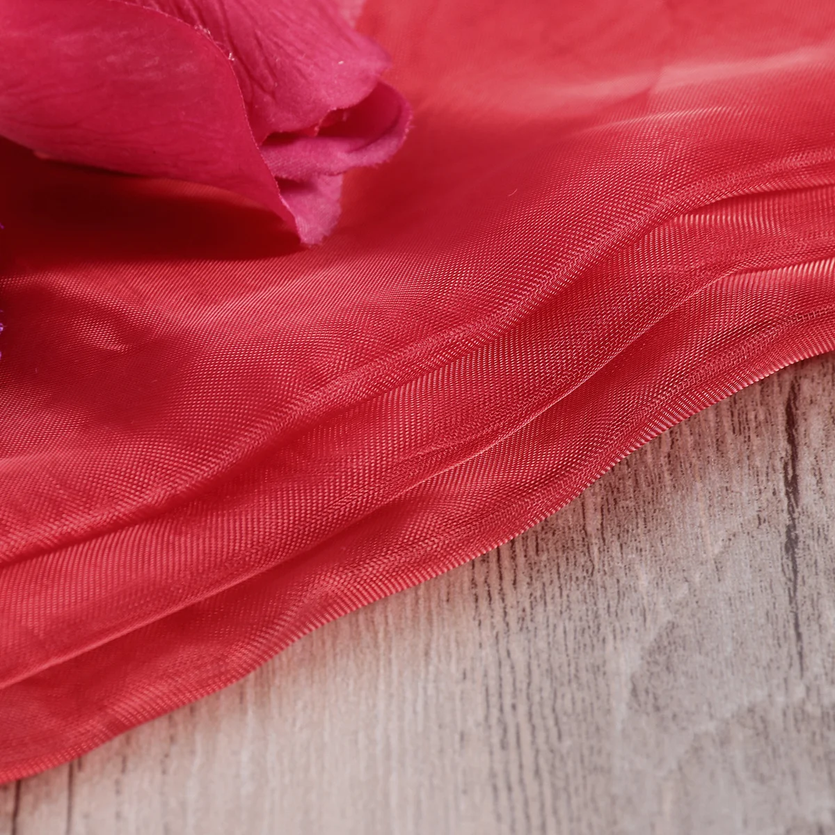 الأحمر 100X200Cm شير تول الستائر لغرفة النوم نافذة الشاشة شفافة الفوال الستار ديكور المنزل ضوء تصفية الخصوصية