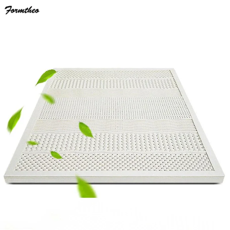 FORMTHEO Natural Latex Massage Mattress Topper 160*200 Tatami Thicken 10cm Foldable Bed Topper 1.5/1.8m