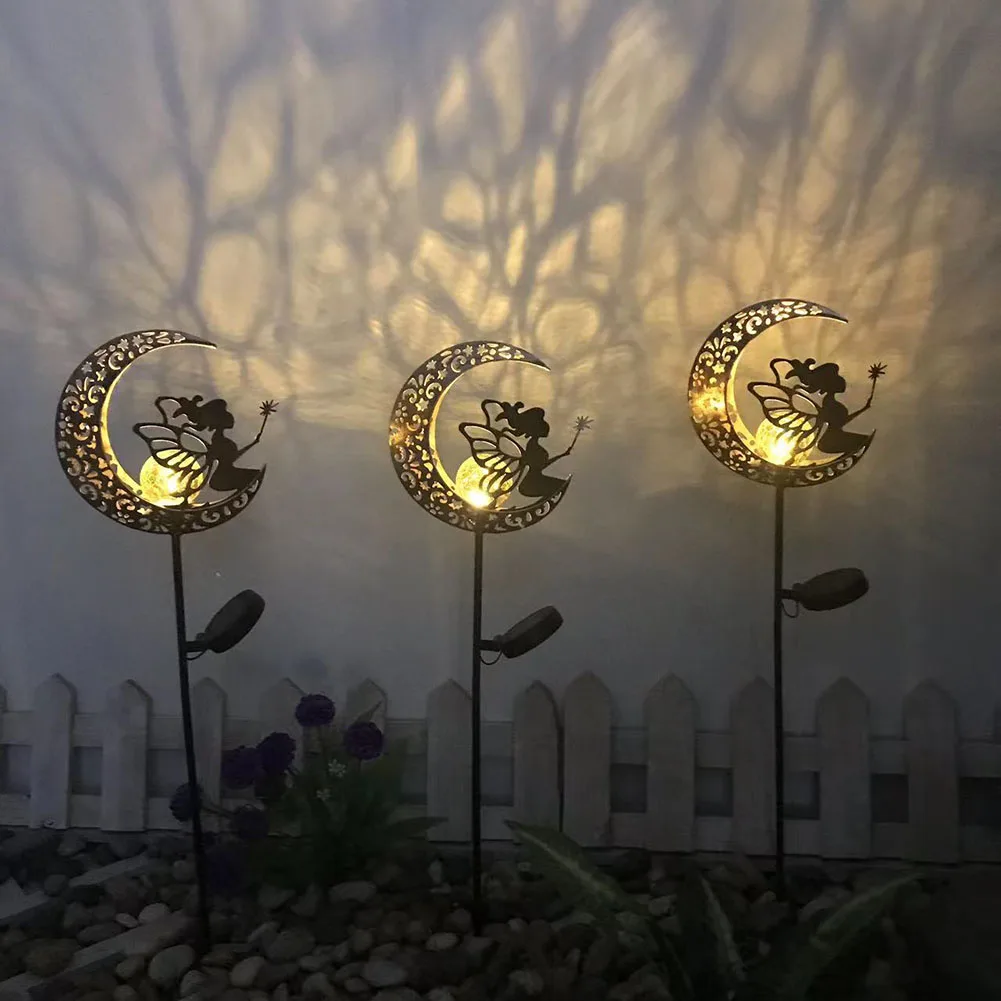 LED Landscape Lighting Waterproof Fairy Decorative Pathway Landscape Lights Solar Swing Automatic Switch for Home Garden