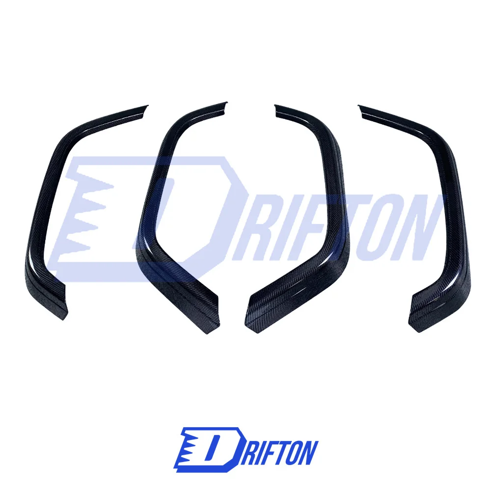 G900 Rocket Style Dry Carbon Fiber Wide Fender Wheels Flares for Mercedes Benz G Class W464 G63 AMG BraB