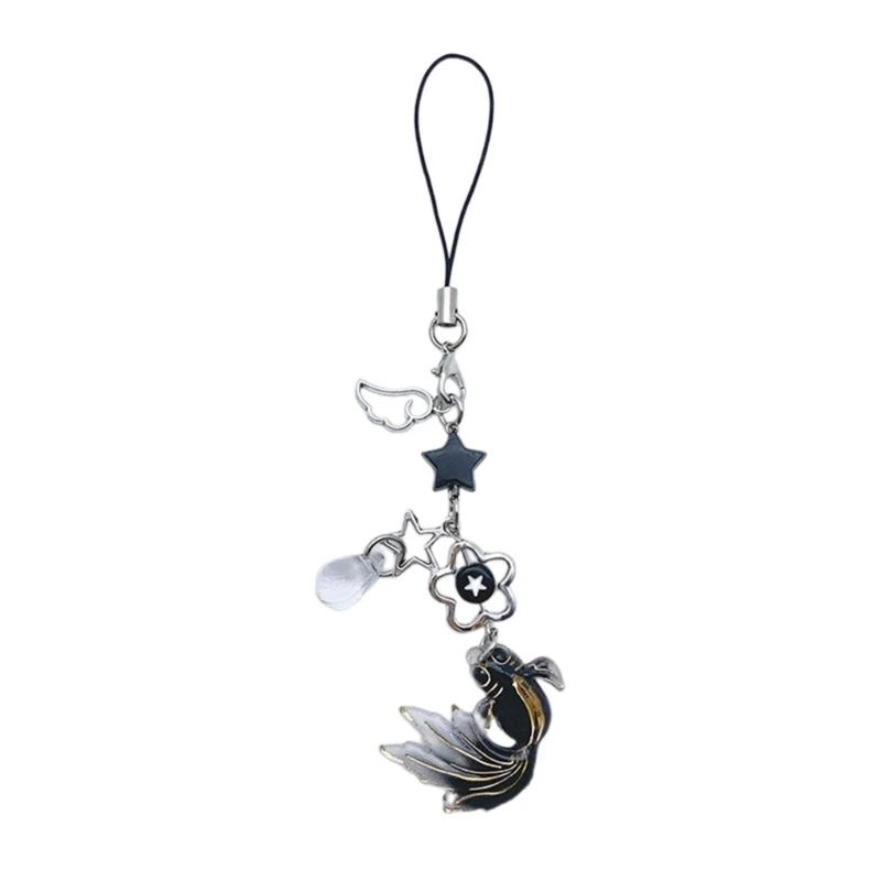 Butterfly Star Pendant Phone Charm Keychain