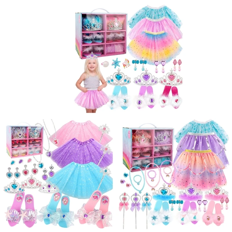 Create Handmade Gifts with Girl DIY Princess Dress Up Craft Inspire Creativity and Artistic Expression Using Props