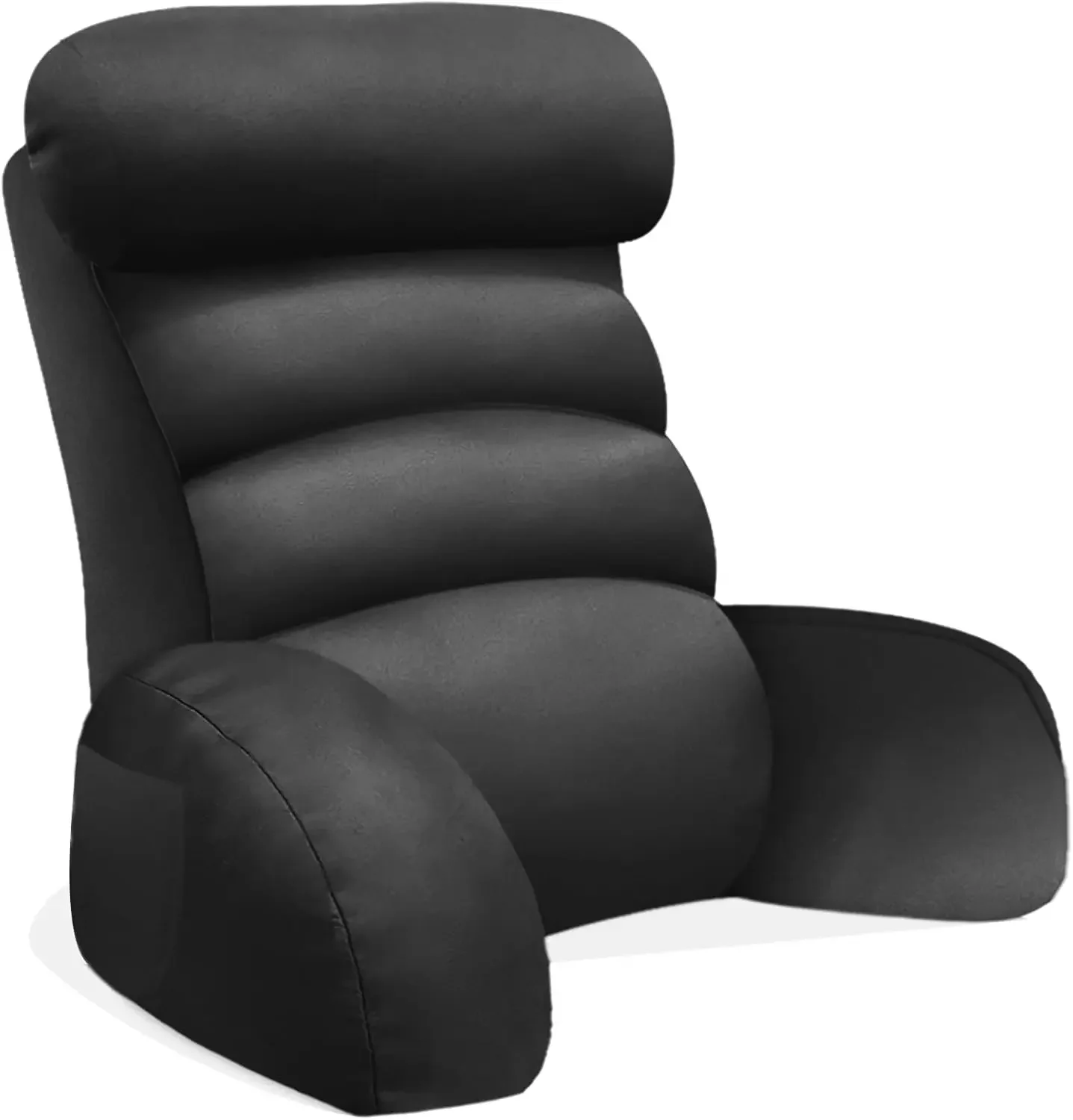 Almohada trasera para sentarse en la cama, almohada de lectura XL con brazos, almohadas para leer, trabajar, ver televisión, jugar, juegos relajantes