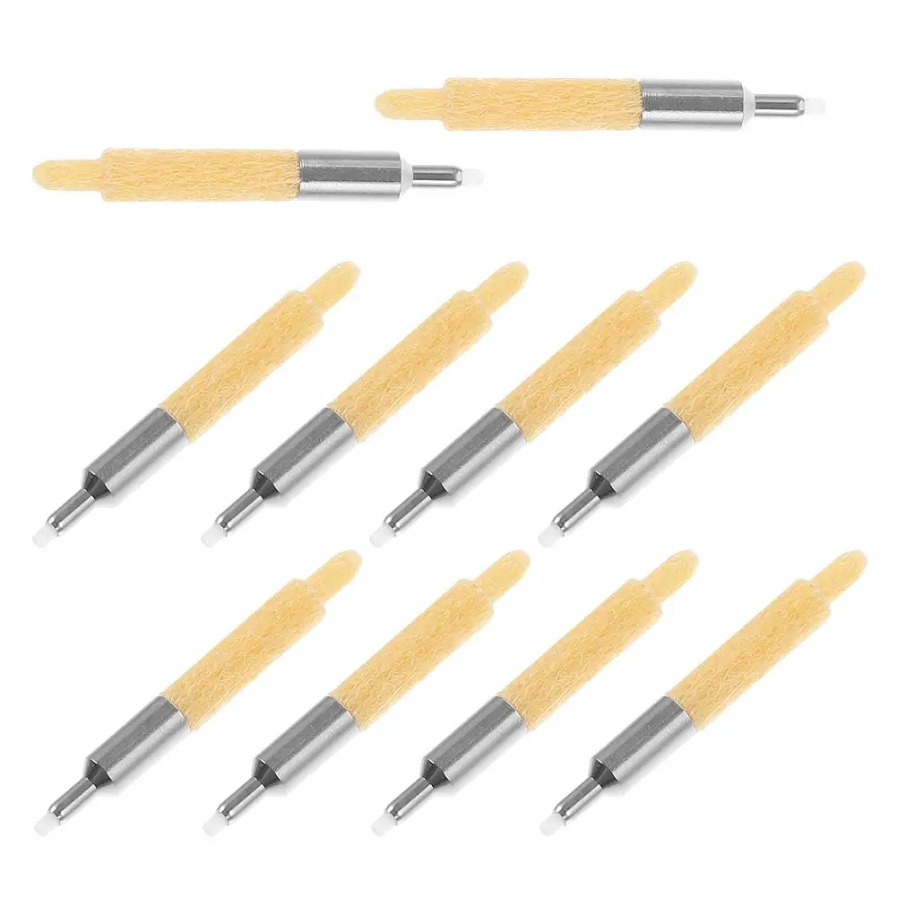 10 Pcs Paint Pen Extra Fine 0 5mm Tip Dry Erase Marker Chisel Black Replacement Refill Supplies for Marker Pen