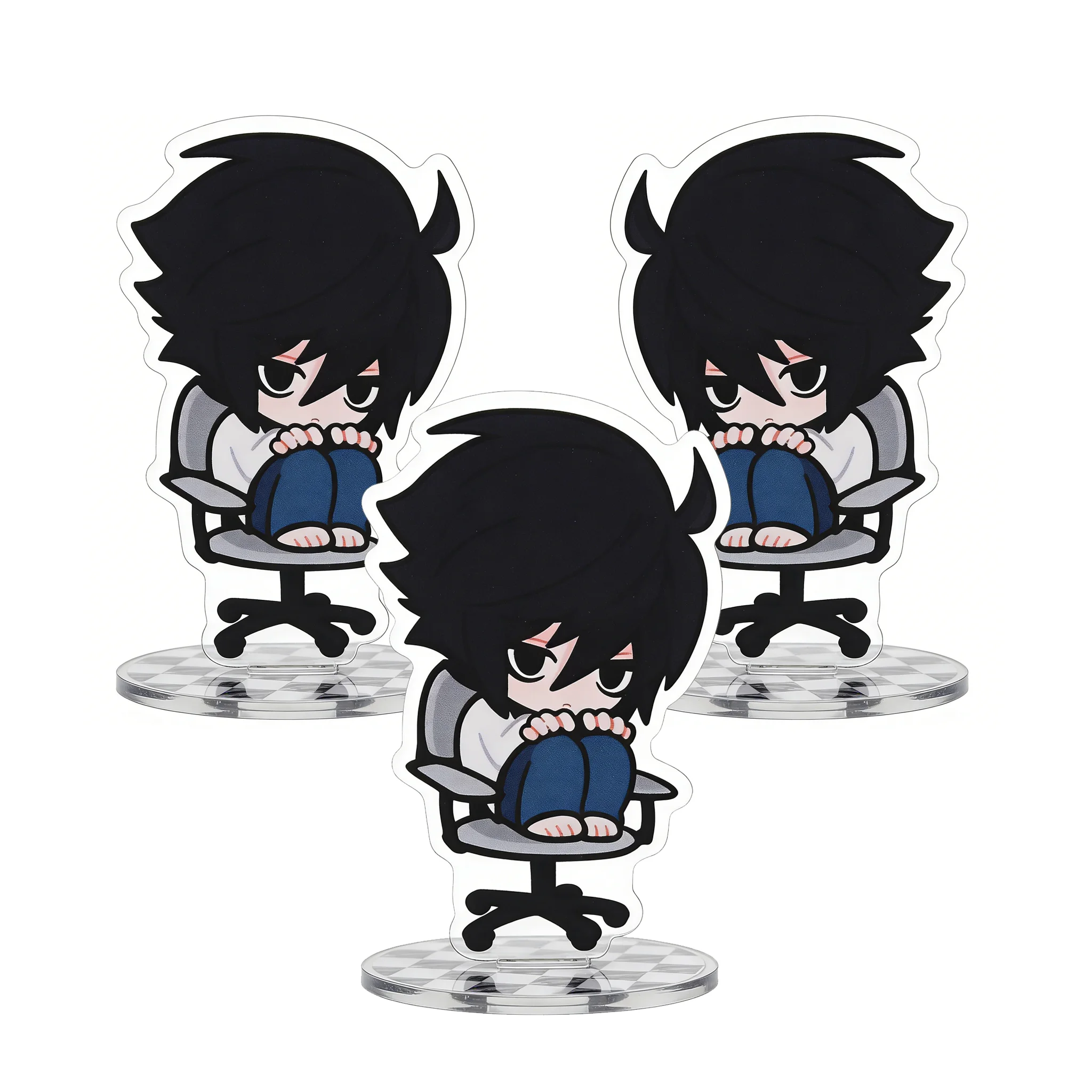 Anime L Cosplay Acrylic Stand Rotatable Figure Standing Plate Desktop Decoration Halloween Party Prop Gift For Friends