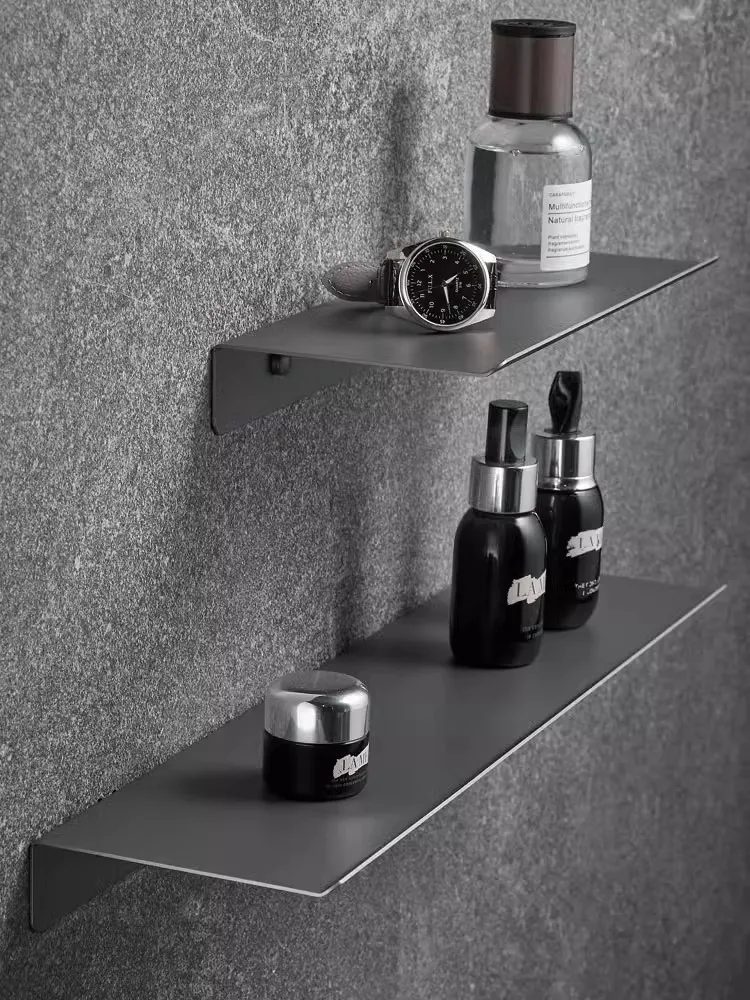 โมเดิร์น Minimalist REST Room ชั้นวางของติดผนัง Monolayer วัสดุสแตนเลสชั้นลอยตกแต่งห้องนั่งเล่น