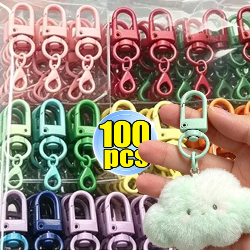 Double Head Lobster Claw Clasps Swivel Lanyards Snap Hooks Colorful Metal Lobster Jewelry Making Accessories for KeyChains