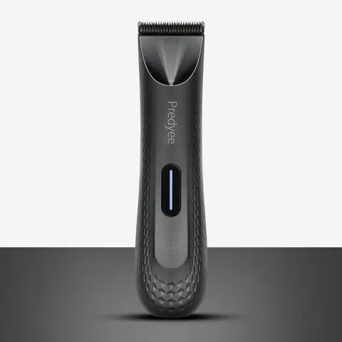 Electric Groin Hair Trimmer for Men,Body Groomer & Pubic Waterproof Hair Trimmer,Replaceable Ceramic Blade