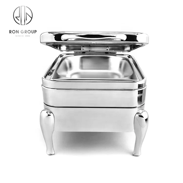 Wholesale Restaurant Hotel Catering Hot Pot Keep Food Warmers Server Stove Equipment Cheffing Dish Stainless Steel Buffet