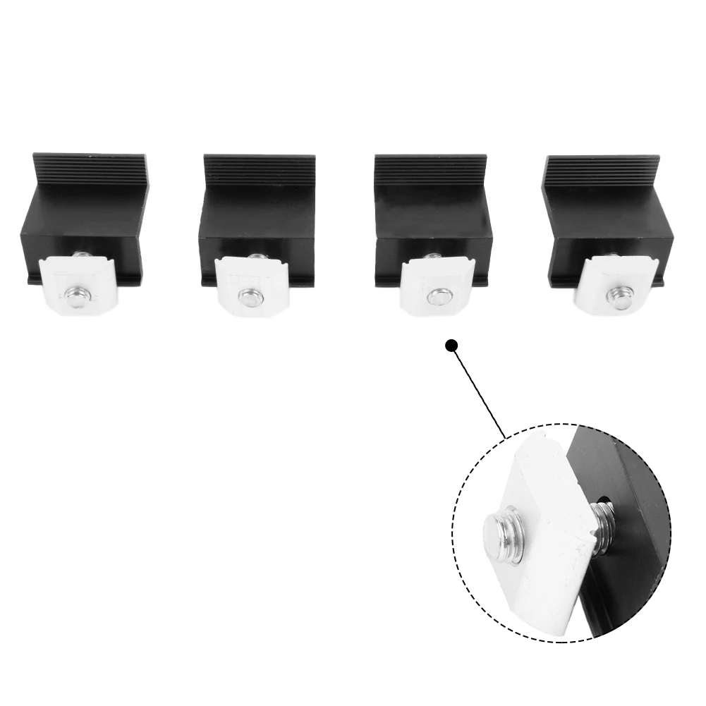 High Quality Hot Sale Practical Solar Panel Support Aluminum Alloy Medium PV Accessories Black Bracket Mounting