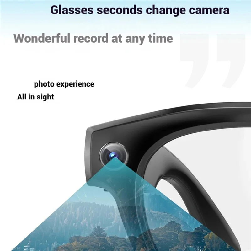 

B24B HD 1080P Camera Wearable Outdoor Riding Sports Camera Polarized Lens Camera Smart Camera Support Talk Answer