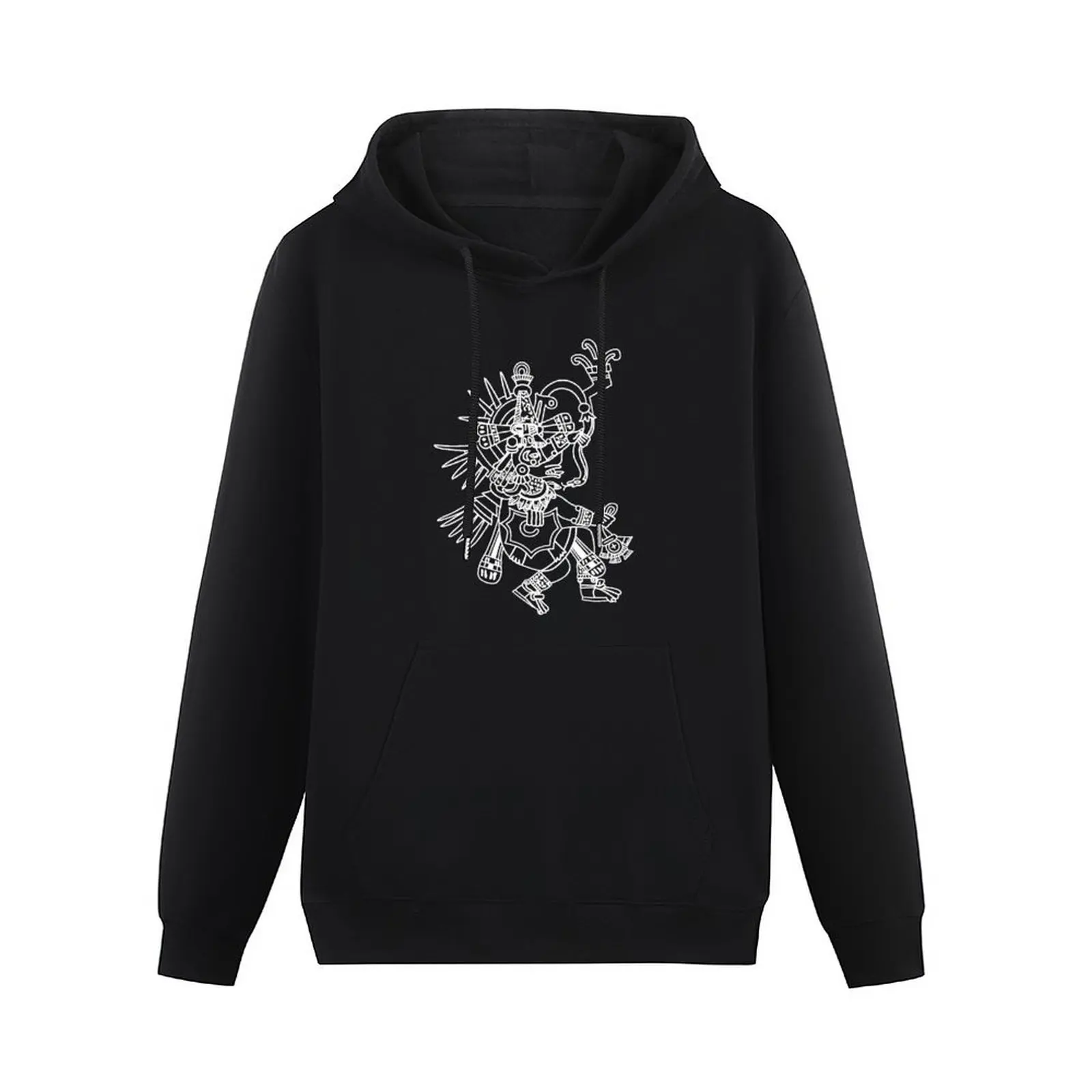 Aztec Quetzalcoatl Drawing \t Pullover Hoodie men's clothes autumn autumn clothes tracksuit