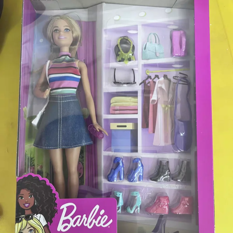 

Genuine Barbie Doll Dress Up Mermaid Fantasy Fairy Tale Princess Cute Doll Model Statue Collectible Souvenir Cartoon Decor Gifts