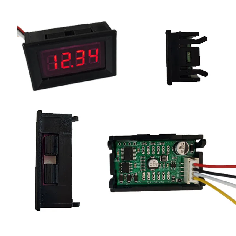 346-bit digital tube display Modbus master station acquisition and monitoring 485 serial port table PLC communication LED module