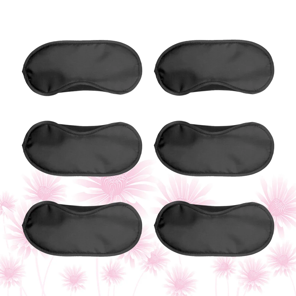 20 Pcs Sleeping Accessories Eye Shade Patch Black Blinder Cover Eyes Game Blindfold Travel