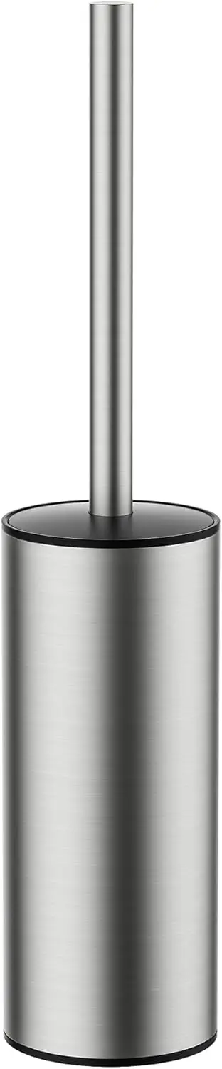 

Toilet Brush and Holder Set, Toilet Bowl Brush with Heavy Duty 304 StainlSteel Base and Extra Long