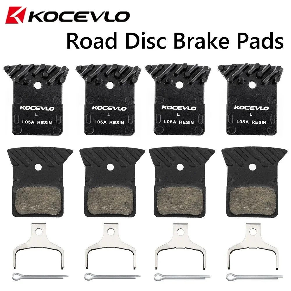 4 Pair Kocevlo L05A L03A High Quality Disc Brake Pads Resin ICE resin Road bicycle FOR SHIMANO Caliper R7070 R8070 9170 RS805