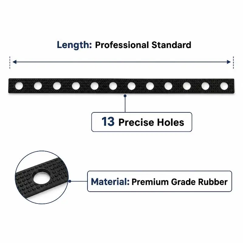 High Quality 9 Needle Embroidery Machine Needles Black Rubber Backing Compatible with Tajima Happy Embroidery Machines
