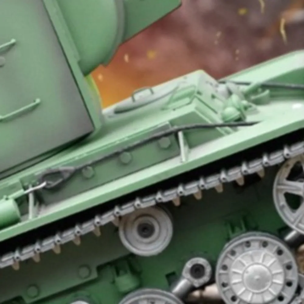 

1/16 HENG LONG TK7.0 Soviet KV-2 RC Tank Gigant 3949 RTR Model ArmyGreen Painted RC Customized Toy Christmas Gift TH19753