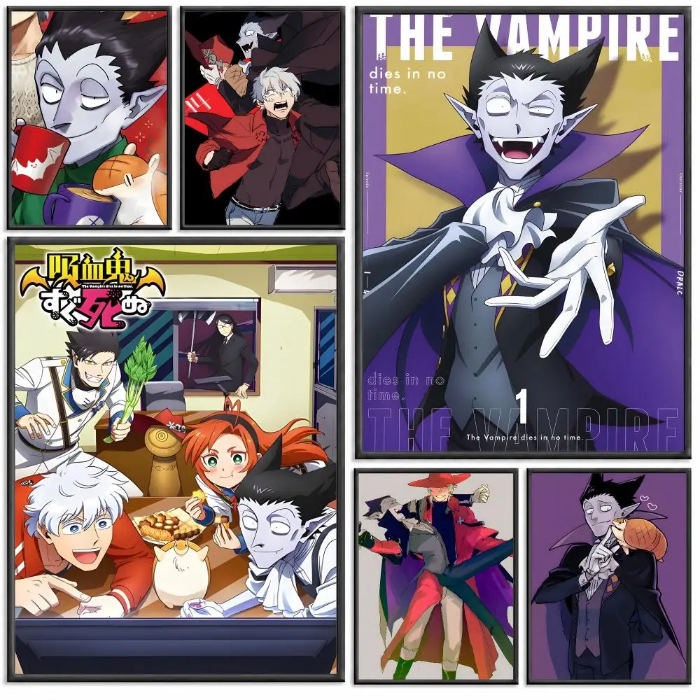 anime The Vampire dies in no time Poster Modern PP Paper Wall Decorative for Cafe Office Bar Home Wall Decor Gift