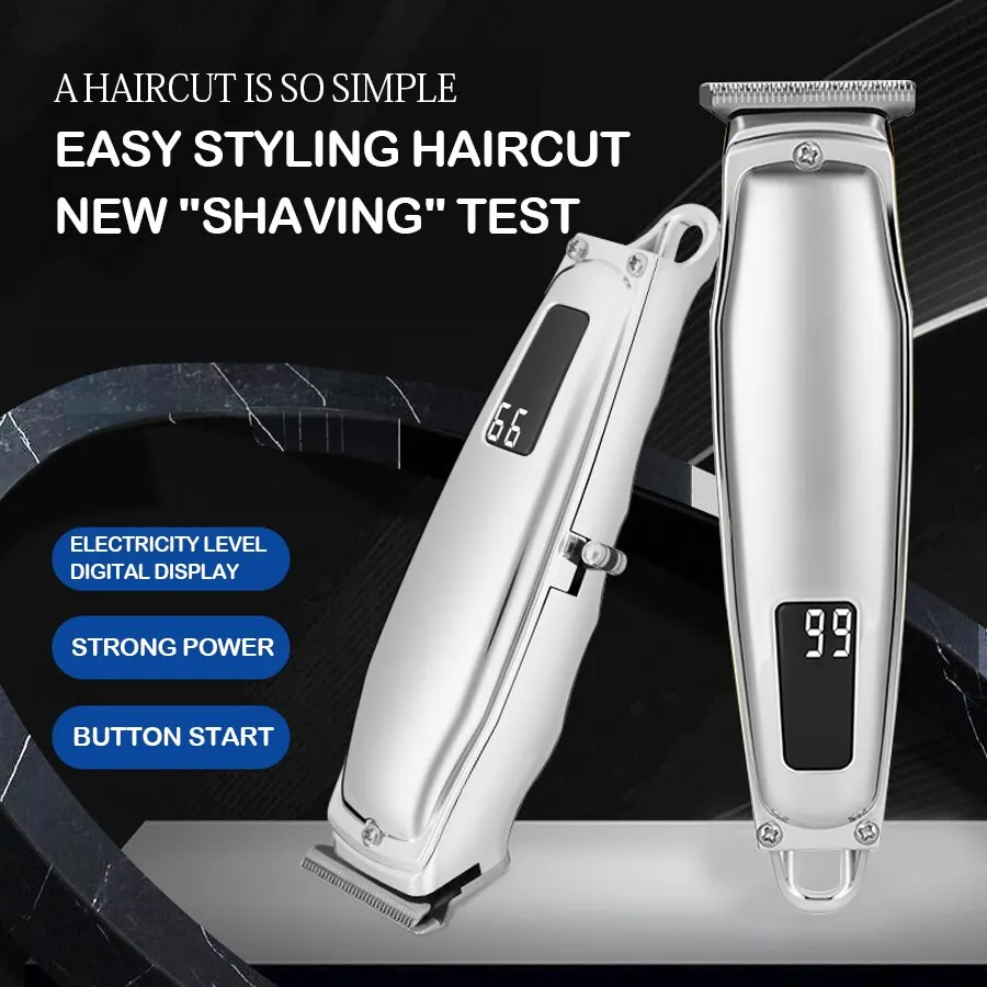 Professional Electric Hair Clipper High Power Quiet Hair Trimmer Barbershop Haircut Machine