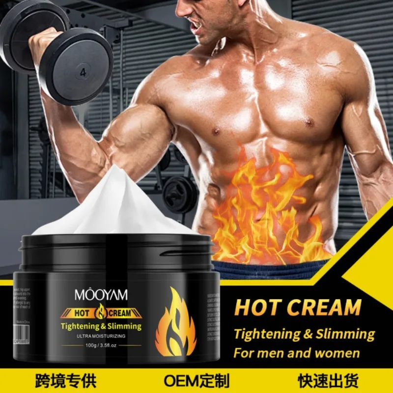 

1/3pcs 100g Natural Fat Burning Cream for Belly, Slim Shaping Cream Sweat Workout Enhancer Gel Massage Cream for Men and Women